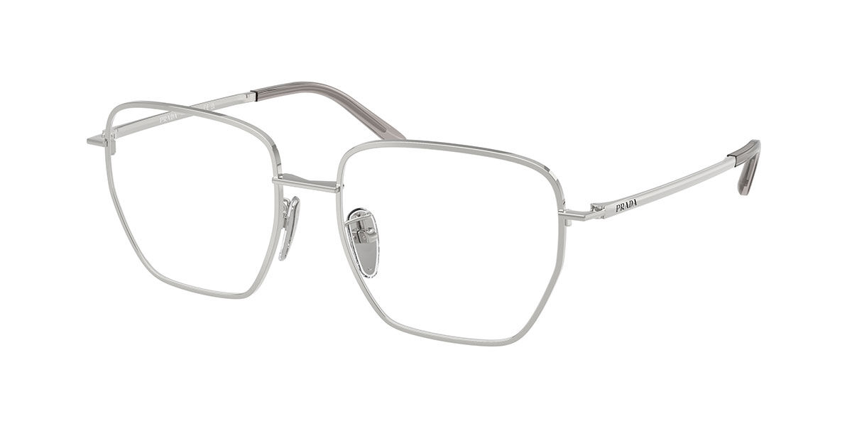Prada PR C51VD Asian Fit 1BC1O1, Silver frame