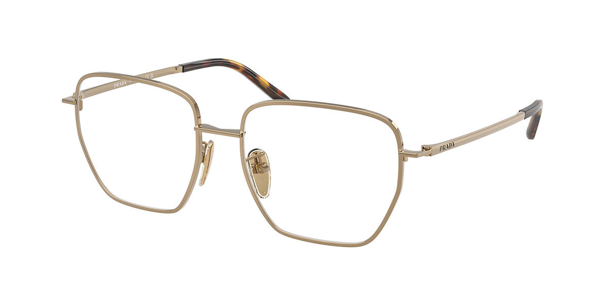 Prada PR C51VD Asian Fit 7OE1O1, Gold frame