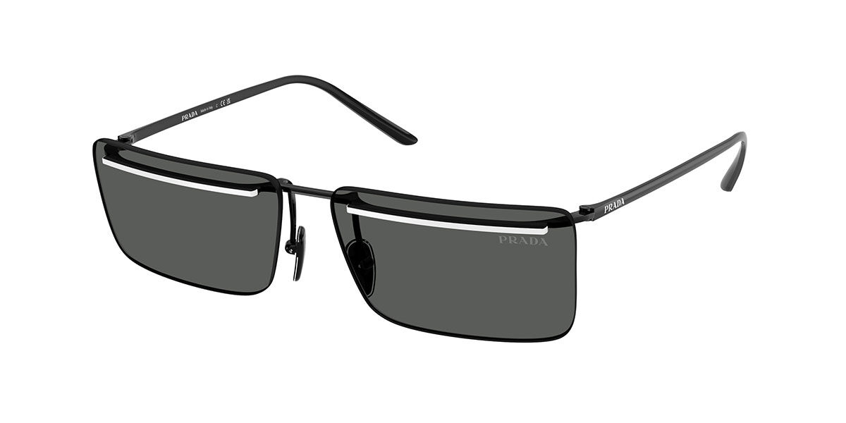 Prada PR C53S YC460T, Black frame, Dark Grey lenses