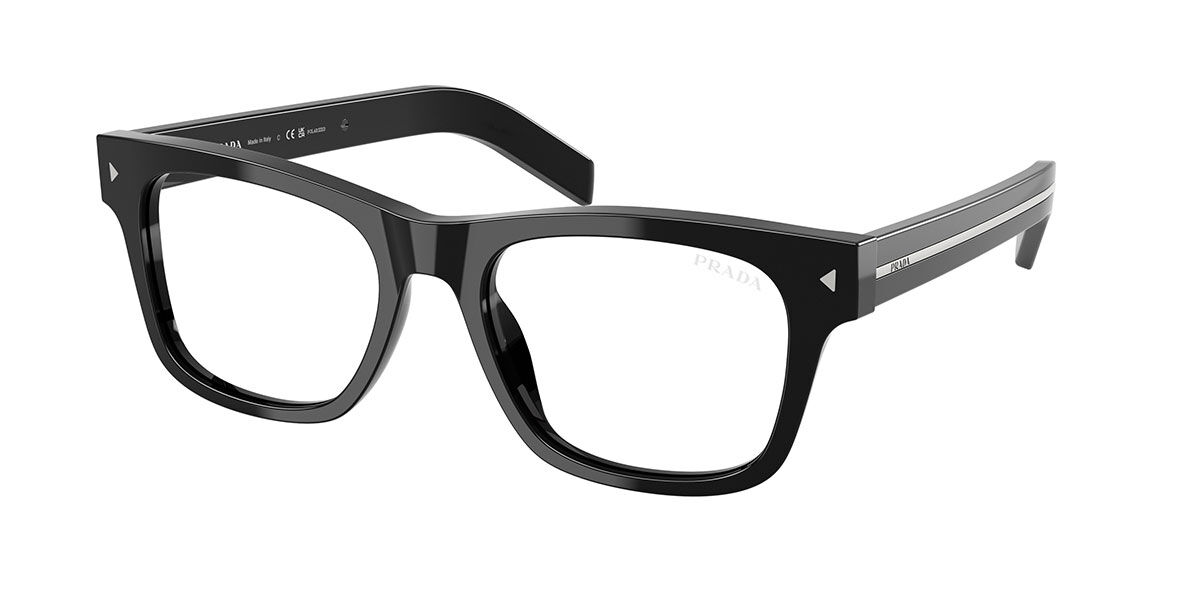 Prada PR A17SF Asian Fit 16K60K Blue-Light Block, Black frame