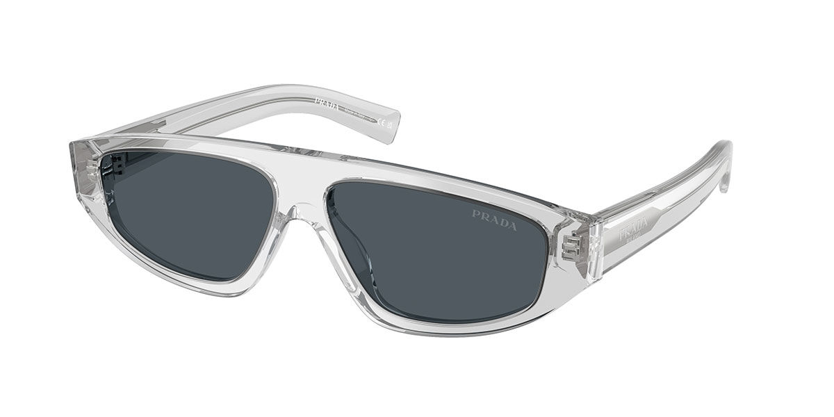 Prada PR C02SF Asian Fit 17P70B, Grey frame, Dark Grey lenses
