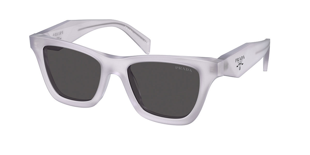 Prada PR C07SF Asian Fit 22G08Z, Blue frame, Dark Grey lenses