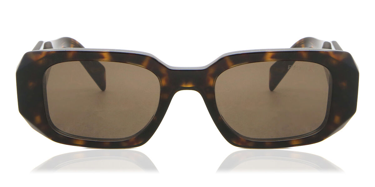 Prada PR 17WS Symbole 2AU8C1, Tortoiseshell frame, Brown lenses