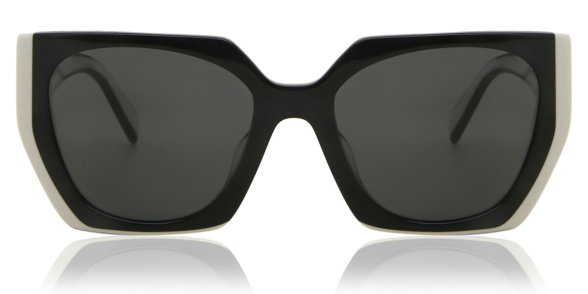 Prada PR 15WSF Asian Fit 09Q5S0, Black frame, Grey lenses