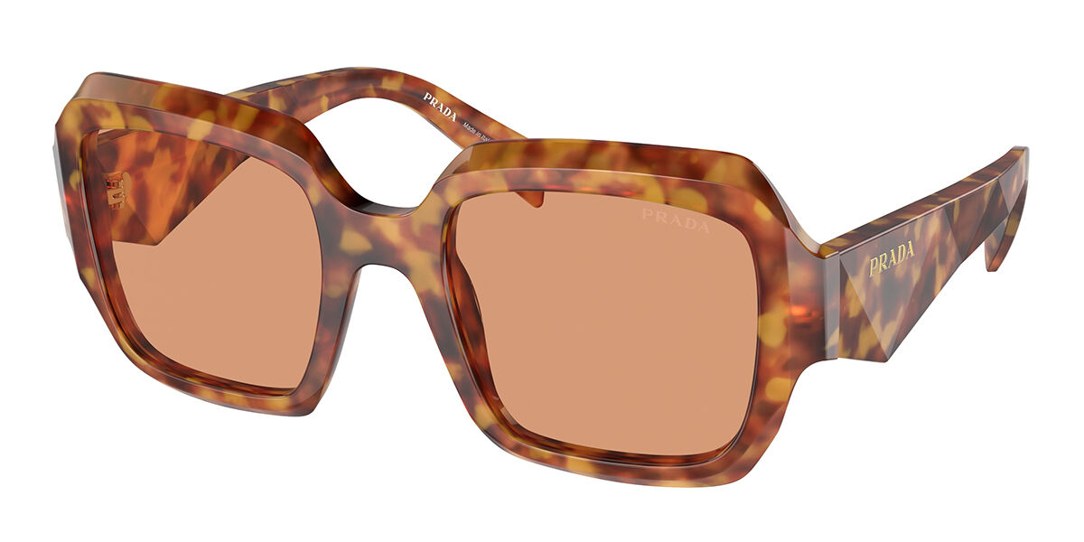Prada PR 28ZS 10L07V, Tortoiseshell frame, Brown lenses