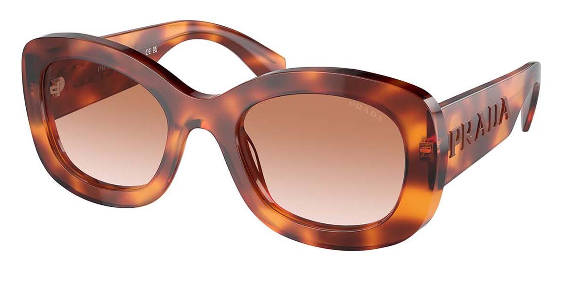 Prada PR A13S 18R70E, Tortoiseshell frame, Gradient Brown lenses