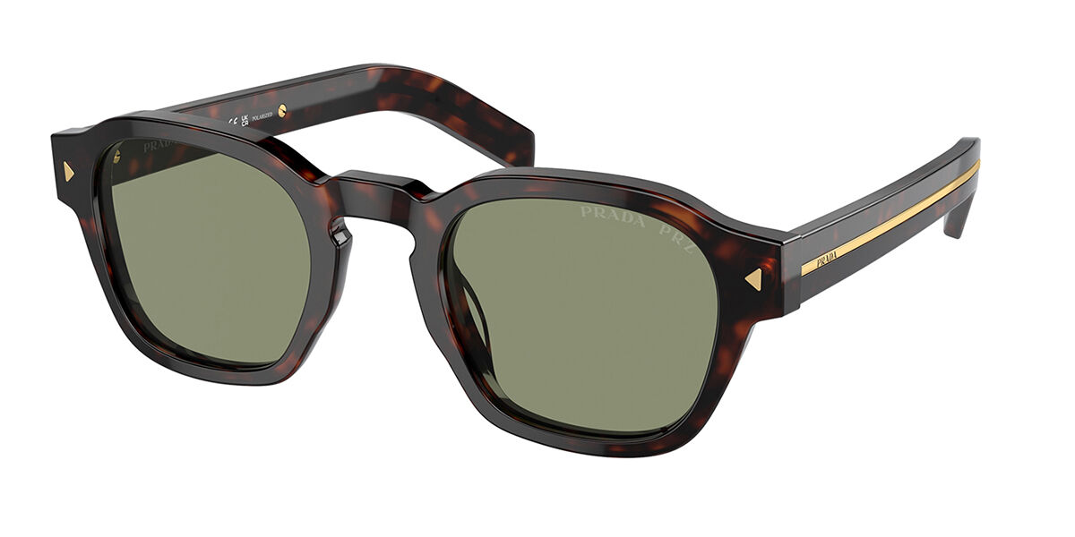 Prada PR A16SF Asian Fit Polarized 17N20G, Green Polarized lenses