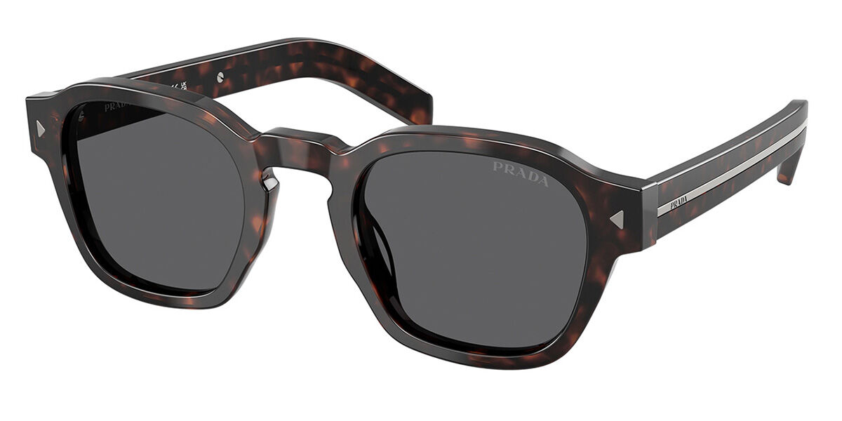 Prada PR A16SF Asian Fit 17N731, Tortoiseshell frame, Dark Grey lenses