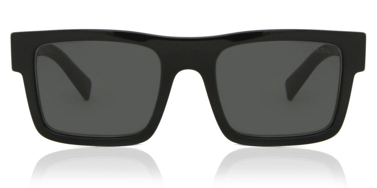 Prada PR 19WSF Asian Fit 1AB5S0, Black frame, Grey lenses