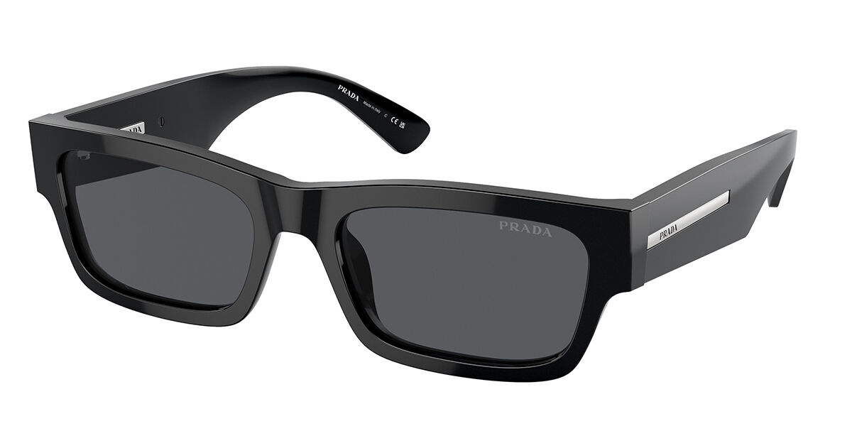 Prada PR A03S 16K07T, Black frame, Dark Blue lenses