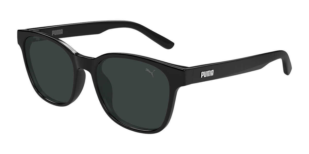 Puma PJ0087S Kids 001, Black frame, Smoke Grey lenses