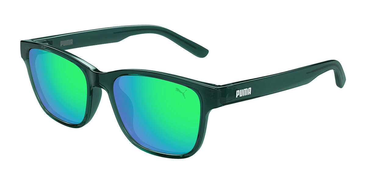 Puma PJ0088S Kids 007, Green frame, Green Mirror lenses
