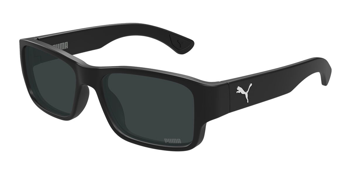 Puma PU0521SA Asian Fit 001, Black frame, Smoke Grey lenses