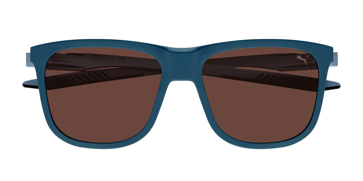 Puma PU0395S 002, Blue frame, Red lenses