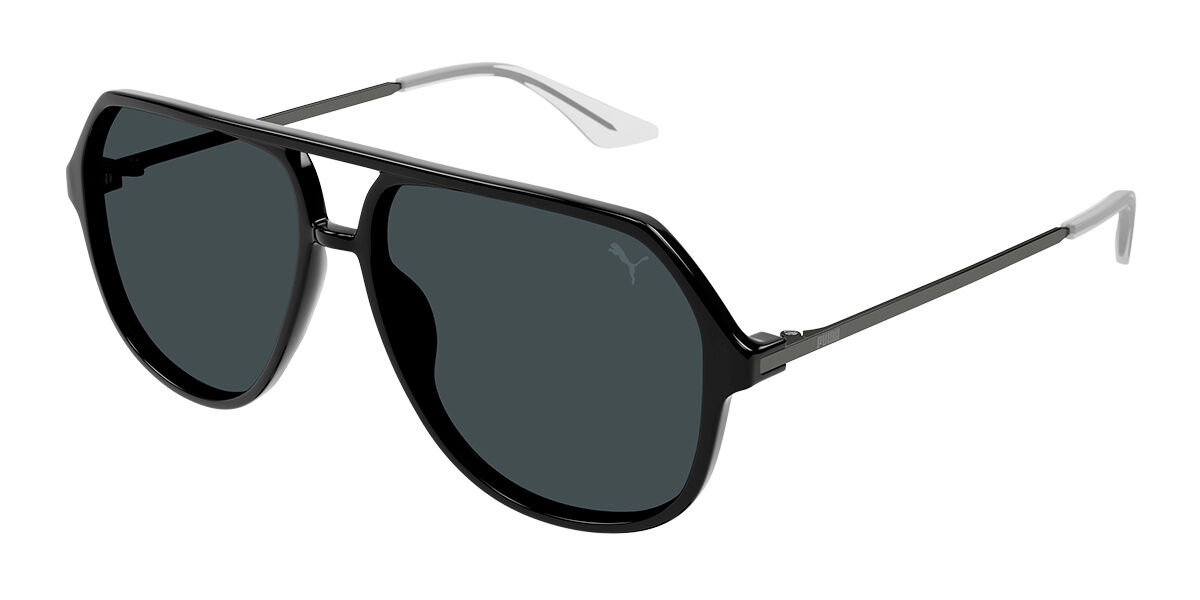 Puma PU0460S 001, Black frame, Smoke Grey lenses