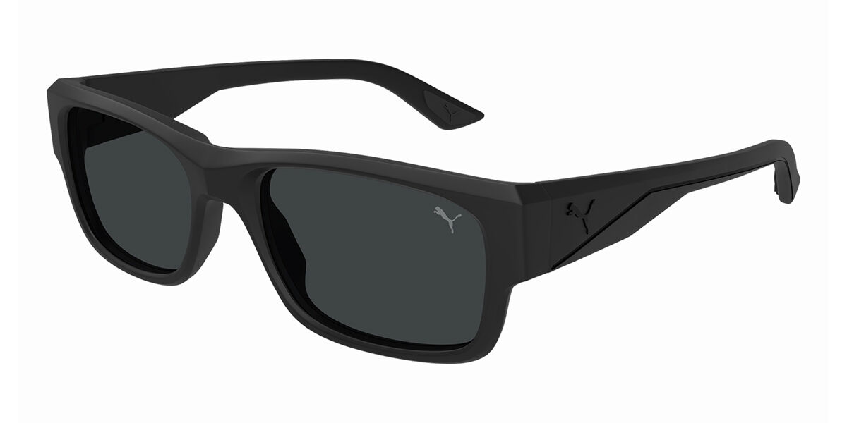 Puma PU0438S 001, Black frame, Smoke Grey lenses