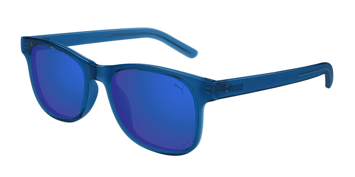 Puma PJ0080S Kids Polarized 003, Blue frame, Blue Mirror Polarized lenses