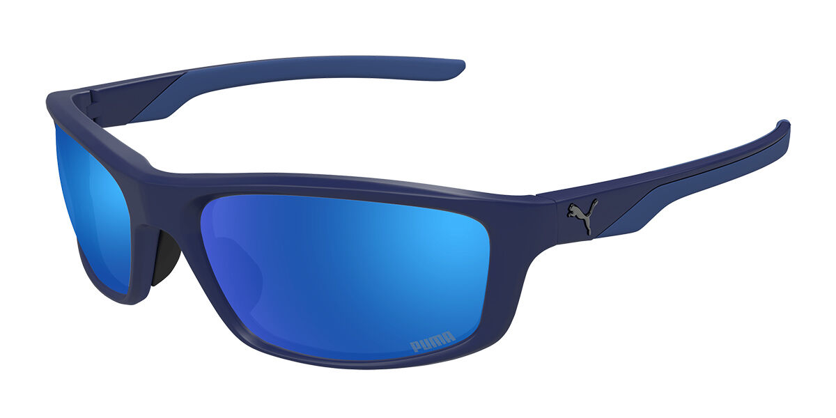 Puma PU0480S 004, Blue frame, Blue Mirror lenses