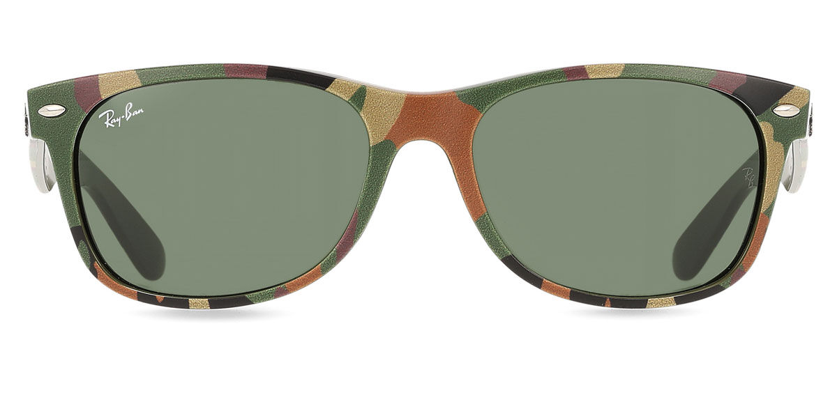 Ray-Ban RB2132 New Wayfarer 682331 Men's Sunglasses Pattern Size 55