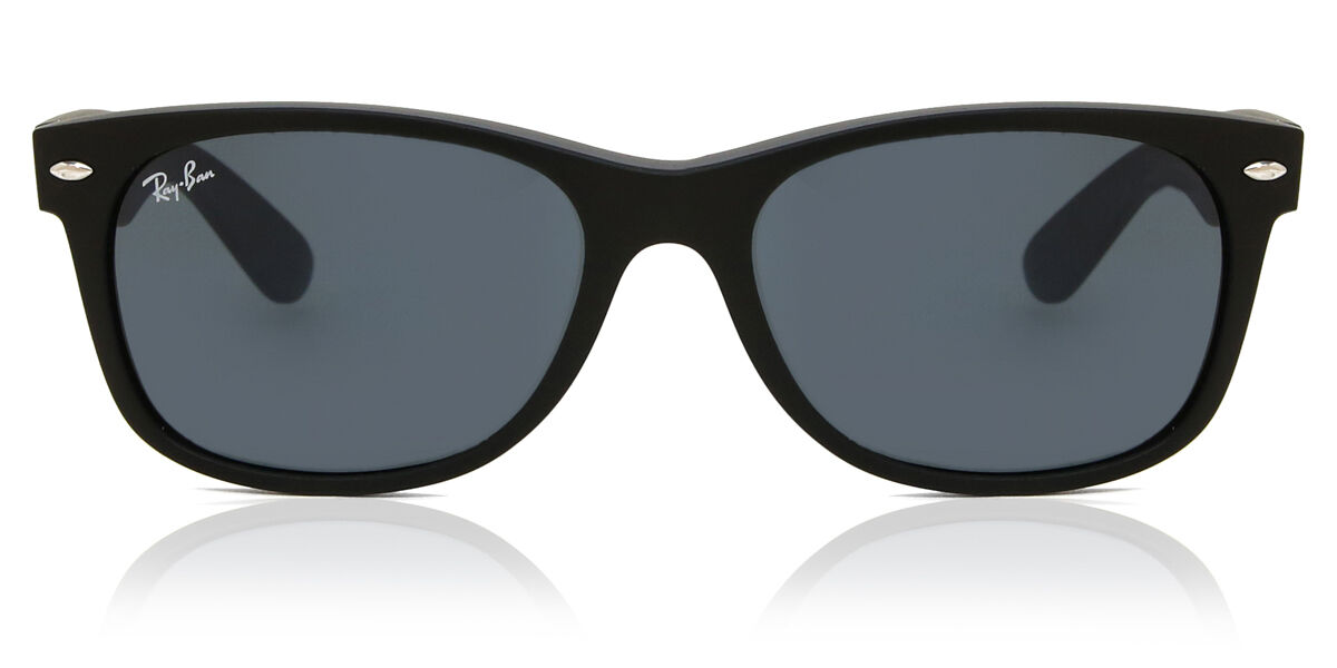Ray-Ban RB2132 New Wayfarer 622/R5 Men's Sunglasses Black Size 58