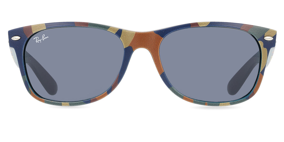 Ray-Ban RB2132 New Wayfarer 6824R5 Men's Sunglasses Pattern Size 55