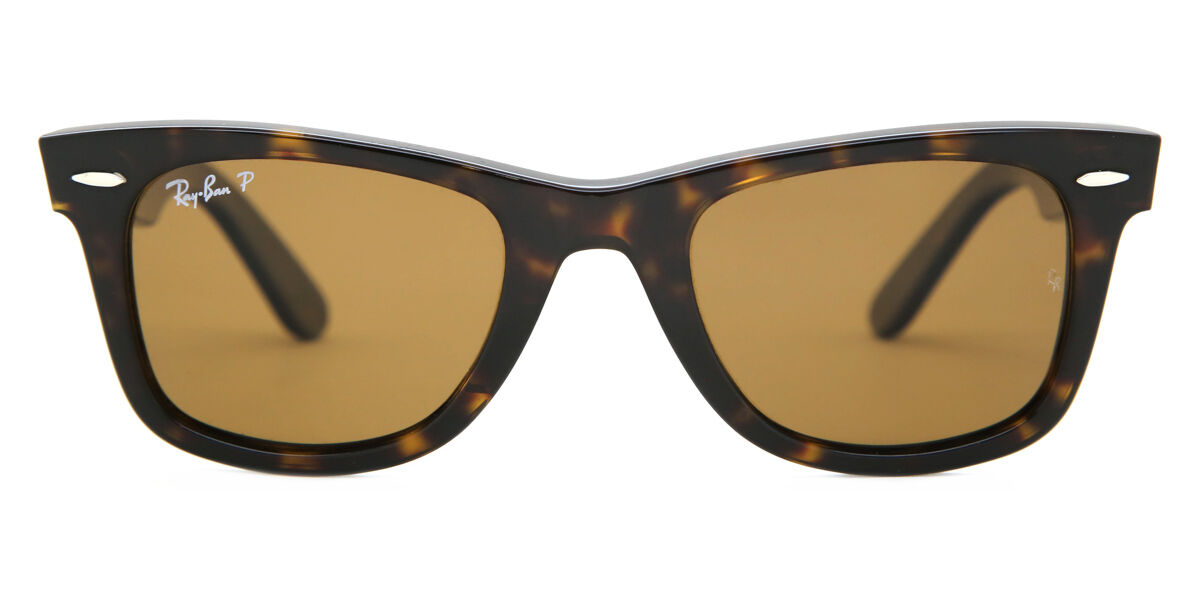 Ray-Ban RB2140 Original Wayfarer Polarized 902/57 Men's Sunglasses Tortoiseshell Size 47
