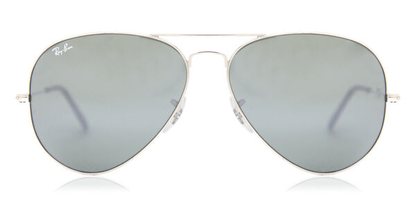 Ray-Ban RB3025 Aviator Large Metal 003/40 Men's Sunglasses Silver Size 62