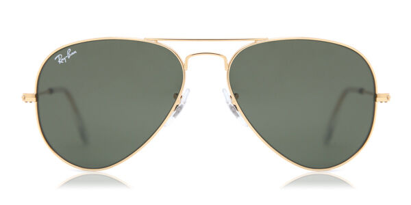 Ray-Ban RB3025 Aviator Large Metal W3234 Men's Sunglasses Gold Size 55