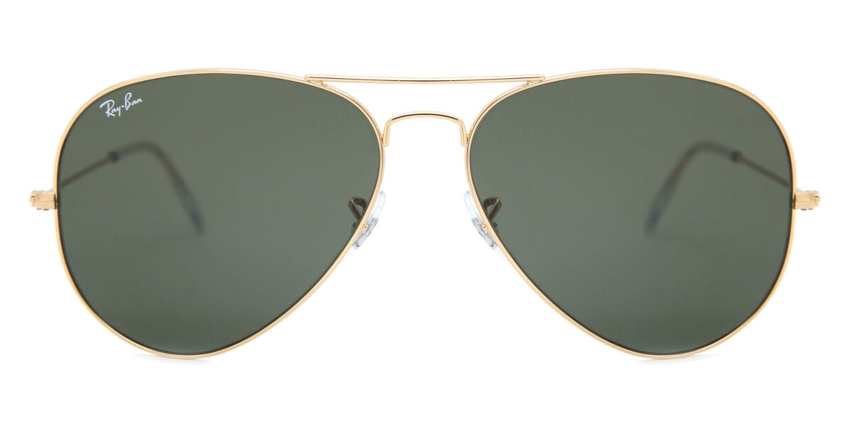 Ray-Ban RB3025 Aviator Large Metal 001 Men's Sunglasses Gold Size 62