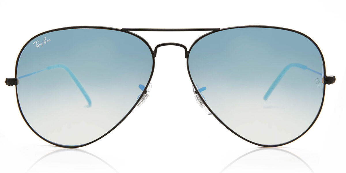 Ray-Ban RB3025 Aviator Large Metal 002/4O Men's Sunglasses Black Size 58
