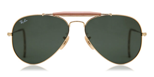 Ray-Ban RB3030 Outdoorsman L0216 Men's Sunglasses Gold Size 58