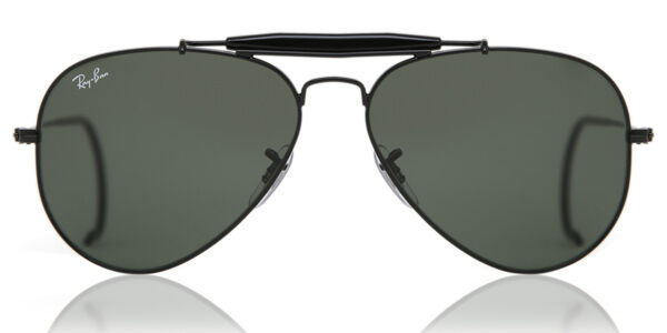 Ray-Ban RB3030 Outdoorsman L9500 Men's Sunglasses Black Size 58