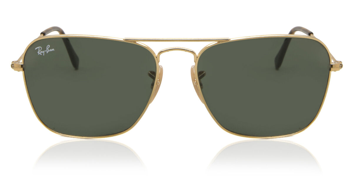 Ray-Ban RB3136 Caravan 181 Men's Sunglasses Gold Size 58