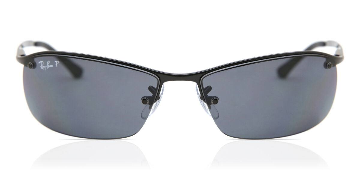 Ray-Ban RB3183 Top Bar 002/81 Men's Sunglasses Black Size 63
