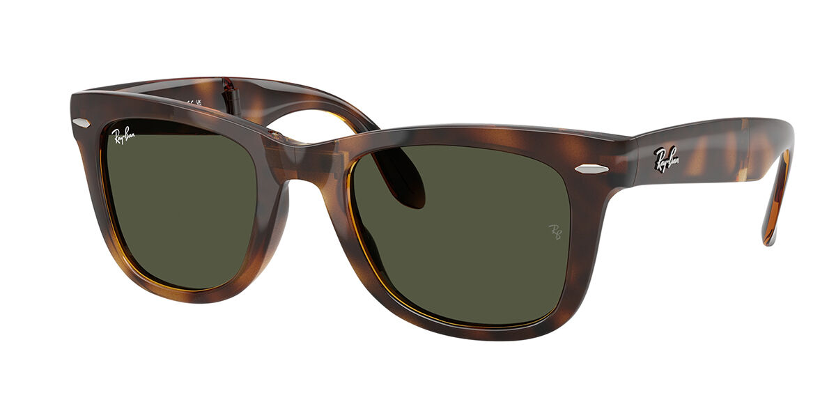 Ray-Ban RB4105 Folding Wayfarer 710/31 Men's Sunglasses Tortoiseshell Size 50