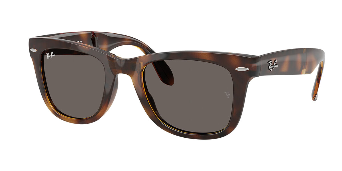 Ray-Ban RB4105 Folding Wayfarer 710/B1 Men's Sunglasses Tortoiseshell Size 50