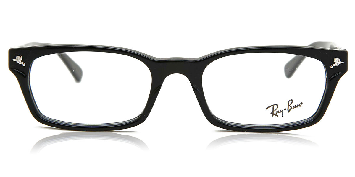 Ray-Ban RX5017A Asian Fit 2000 Men's Eyeglasses Black Size 52 (Frame Only) - Blue Light Block Available