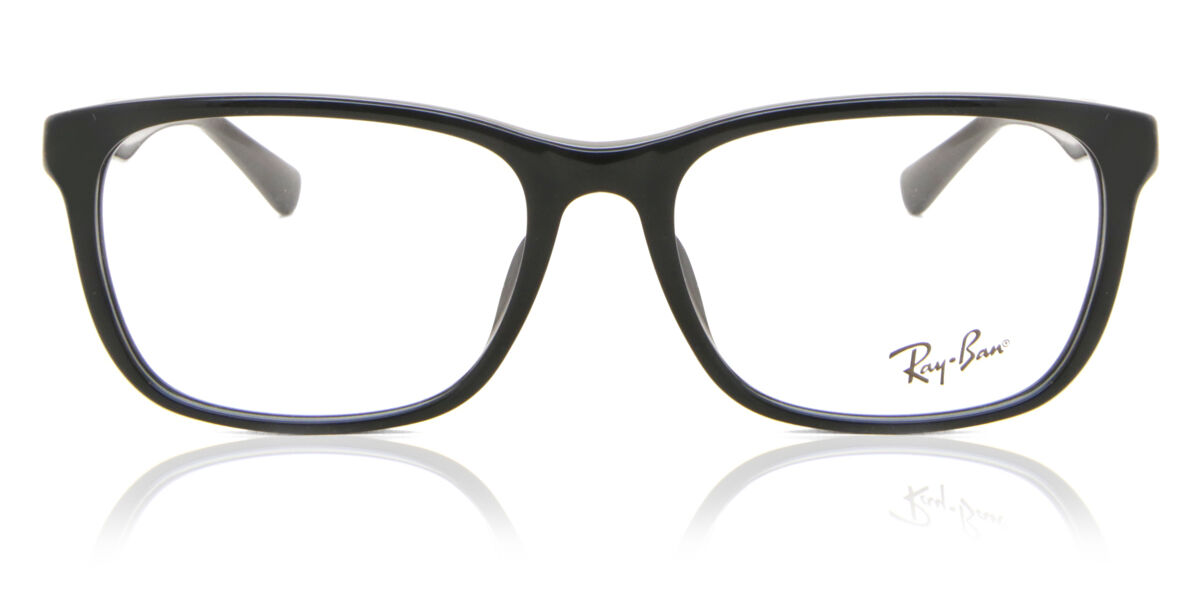 Ray-Ban RX5315D Asian Fit 2000 Men's Eyeglasses Black Size 53 (Frame Only) - Blue Light Block Available