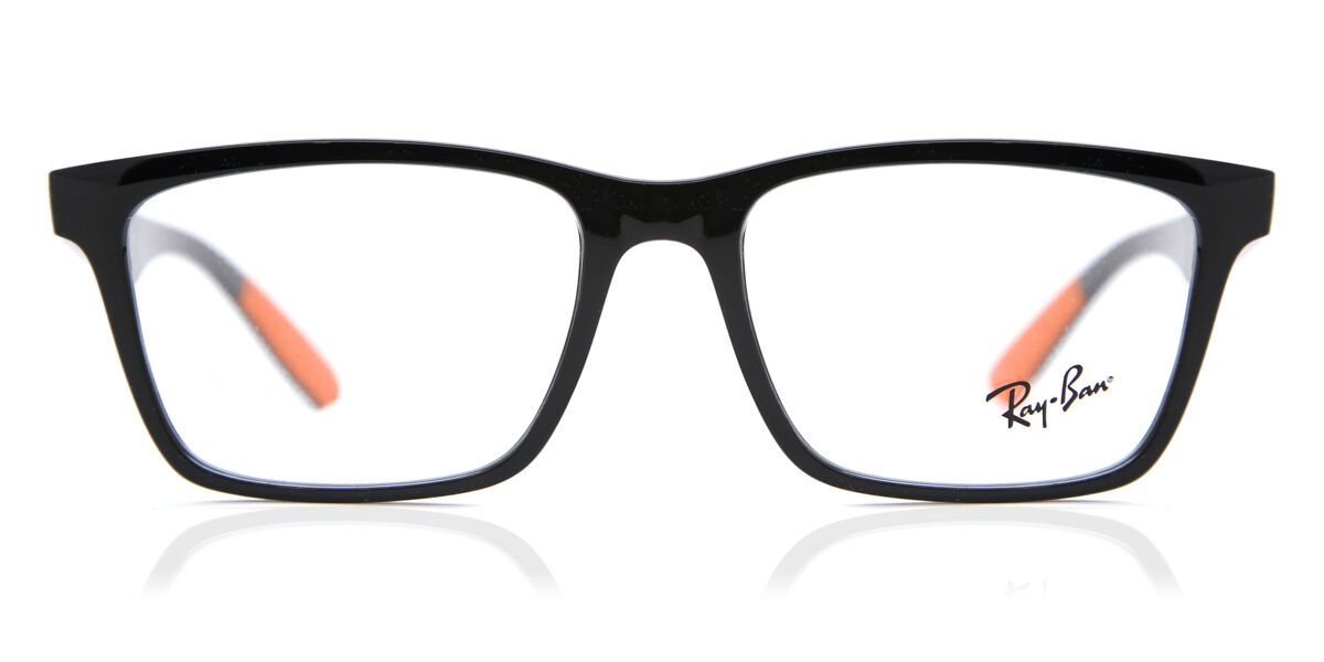 Ray-Ban RX7025 5417 Men's Eyeglasses Black Size 53 (Frame Only) - Blue Light Block Available