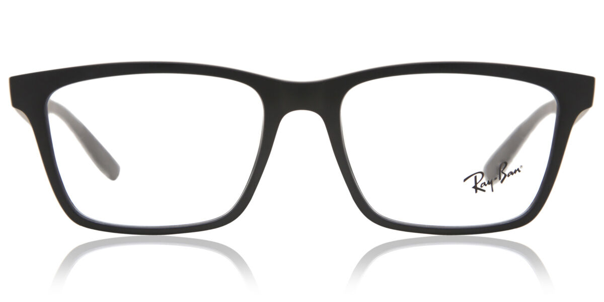 Ray-Ban RX7025 2077 Men's Eyeglasses Black Size 53 (Frame Only) - Blue Light Block Available
