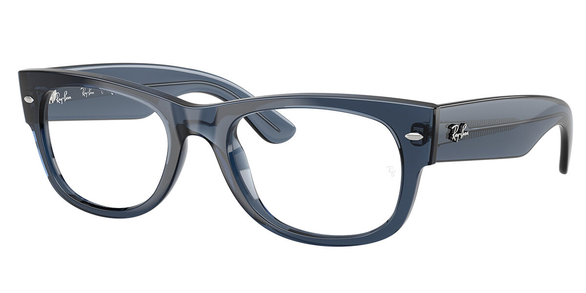 Ray-Ban RX0832VF Mega Wayfarer II Asian Fit 8223 Men's Eyeglasses Blue Size 52 (Frame Only) - Blue Light Block Available