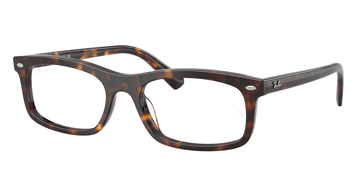 Ray-Ban RX5450F Asian Fit 2012 Men's Eyeglasses Tortoiseshell Size 54 (Frame Only) - Blue Light Block Available