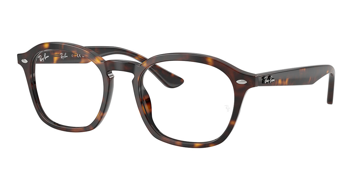 Ray-Ban RX5451F Asian Fit 2012 Men's Eyeglasses Tortoiseshell Size 50 (Frame Only) - Blue Light Block Available