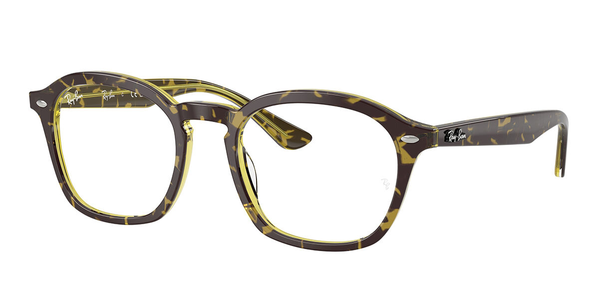 Ray-Ban RX5451F Asian Fit 8487 Men's Eyeglasses Tortoiseshell Size 50 (Frame Only) - Blue Light Block Available