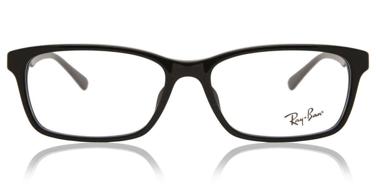 Ray-Ban RX5318D Asian Fit 2000 Men's Eyeglasses Black Size 55 (Frame Only) - Blue Light Block Available
