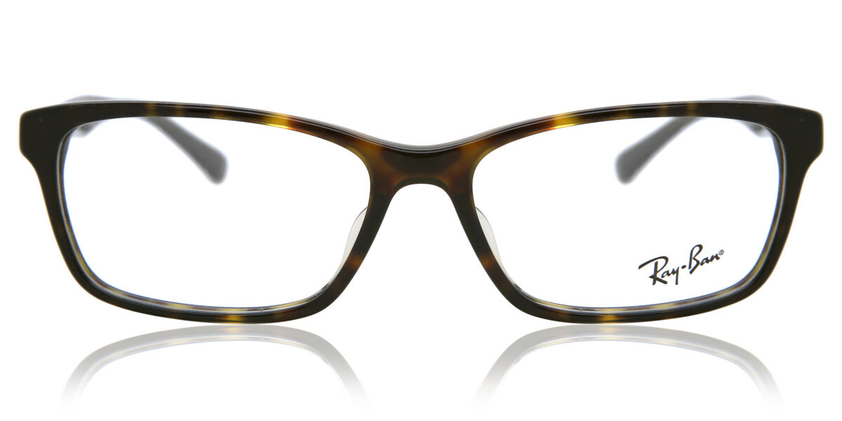 Ray-Ban RX5318D Asian Fit 2012 Men's Eyeglasses Tortoiseshell Size 55 (Frame Only) - Blue Light Block Available