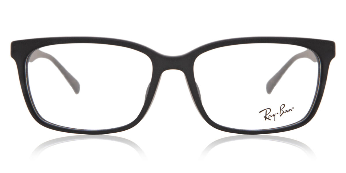 Ray-Ban RX5319D Asian Fit 2477 Men's Eyeglasses Black Size 55 (Frame Only) - Blue Light Block Available