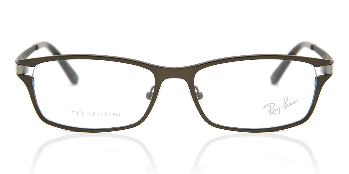 Ray-Ban RX8727D Asian Fit 1020 Men's Eyeglasses Brown Size 54 (Frame Only) - Blue Light Block Available