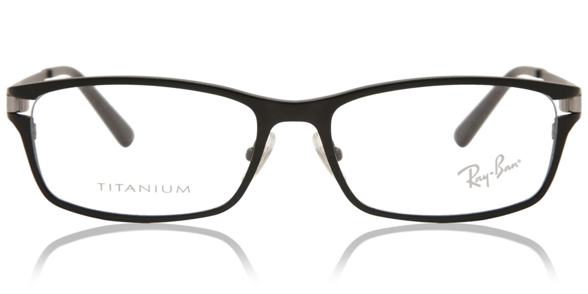 Ray-Ban RX8727D Asian Fit 1074 Men's Eyeglasses Black Size 54 (Frame Only) - Blue Light Block Available