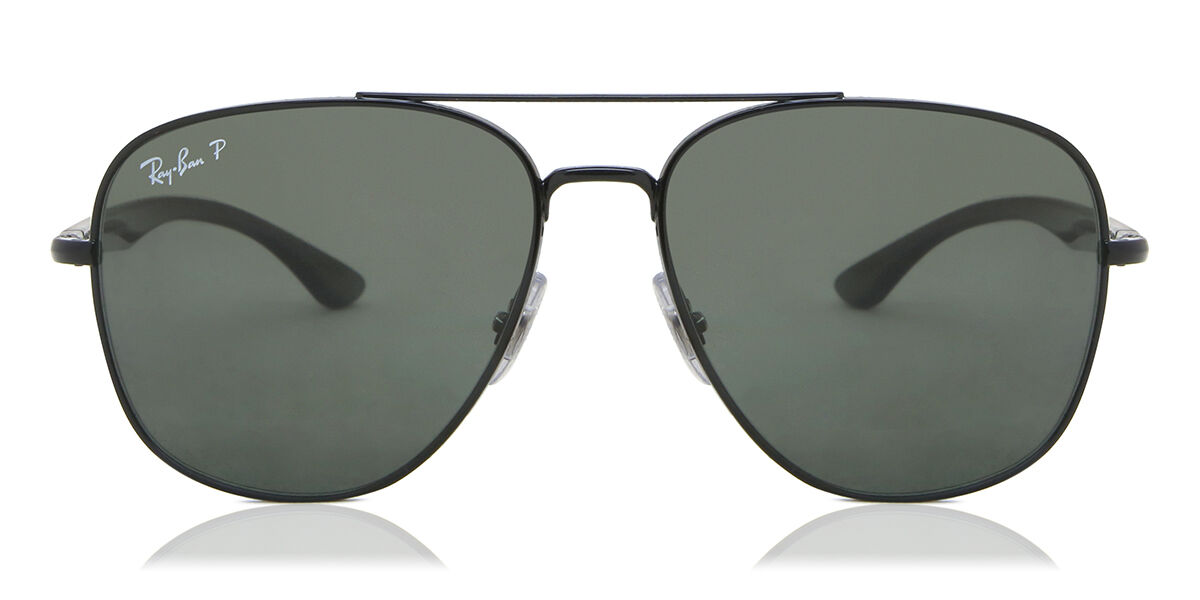 Ray-Ban RB3683 Polarized 002/58, Black frame